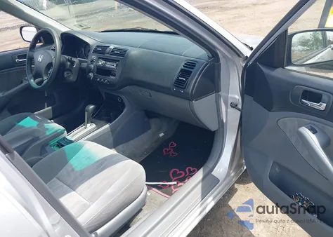 2005 Honda Civic Lx z USA, uszkodzony, nr VIN 2HGES16535H591423